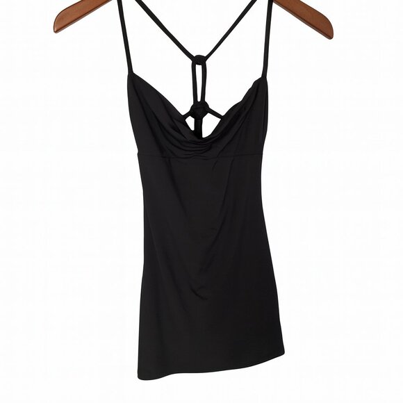 Amirah Slinky Backless Mini Dress – Black | MESHKI – Size M - Picture 3 of 6